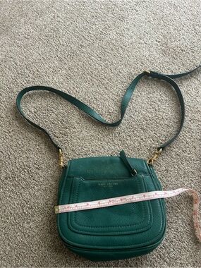 Marc Jacobs Emerald Green Pebbled Leather Crossbody